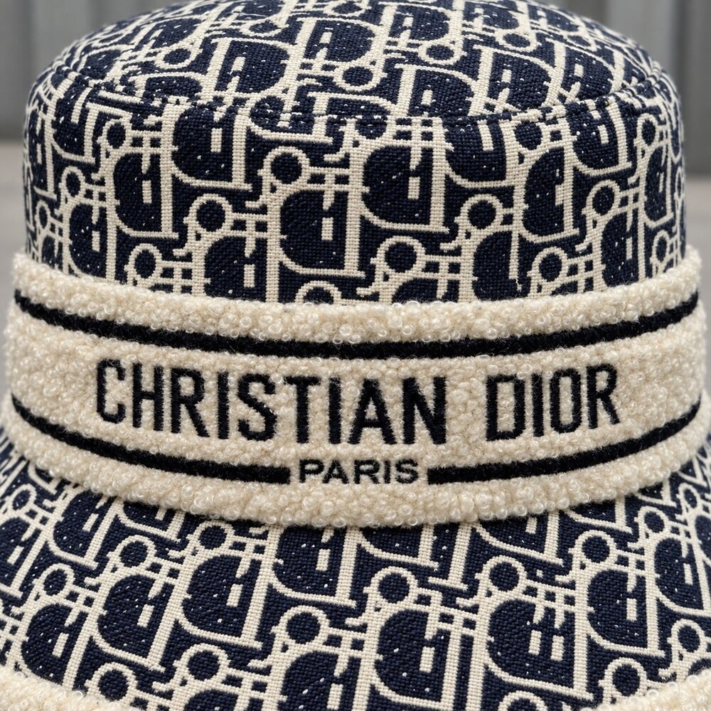 Dior Jacquard Logo Band Bucket Hat - Picture 5 of 6